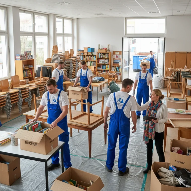 Effiziente Räumungen für soziale Einrichtungen und Sozialzentrum.