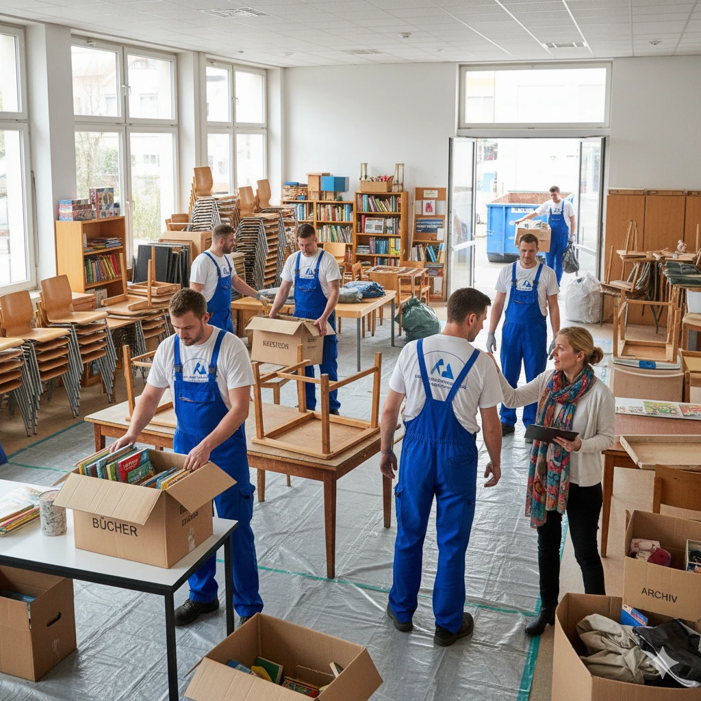 Effiziente Räumungen für soziale Einrichtungen und Sozialzentrum.